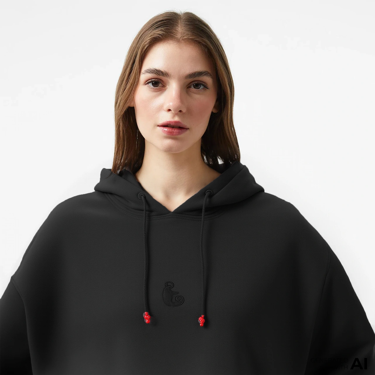 Unıted4 X Monkey Project 7 Rules Unisex Siyah Sweatshirt U4xmph2 Siyah