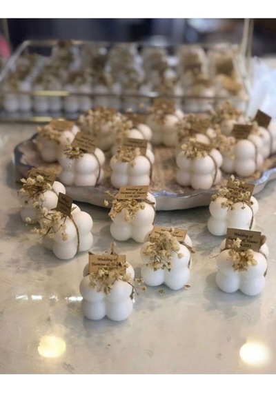 Bernami Mum Pinterest 20 Adet Süslemeli Mini Bubble Mum Diğer