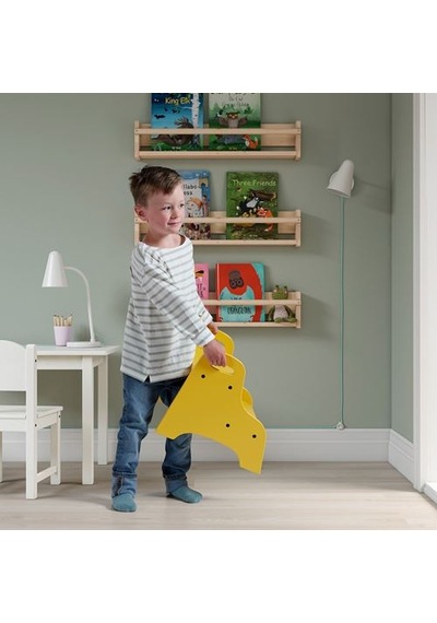 Ikea Trogen Çocuk Taburesi, Sarı, 40x38x33 Cm