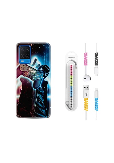 Oppo A54 Kılıf Kablo Koruyuculu Play Me 1757