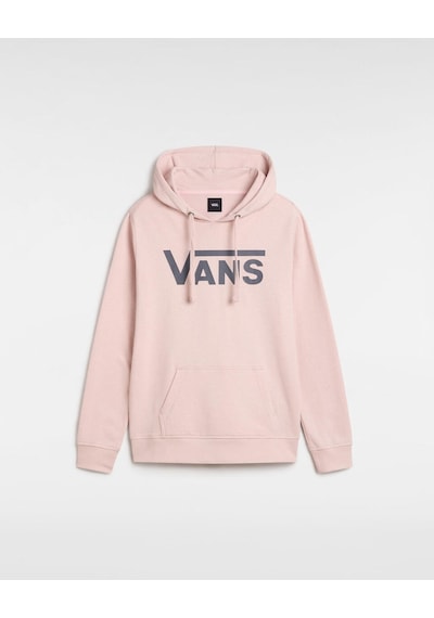 Vans Wm Drop V Logo Hoodıe-b Kadın Sweat Shirt Vn0a5hnpyrr1 Pembe