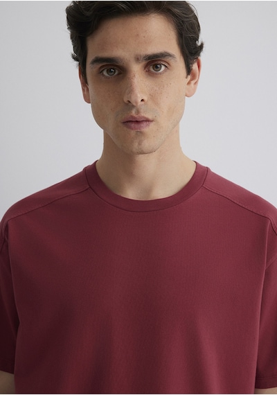 Mavi - Baskılı Bordo Tişört 0612629-70423 Bordo