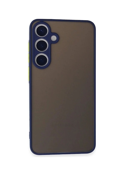 Samsung Galaxy S24 Kılıf Montreal Silikon Kapak - Lacivert