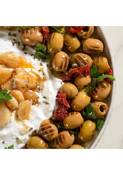Kozoliv Zeytin Salatası Çekirdeksiz Izgara Doğal Yeşil Zeytin 290 G