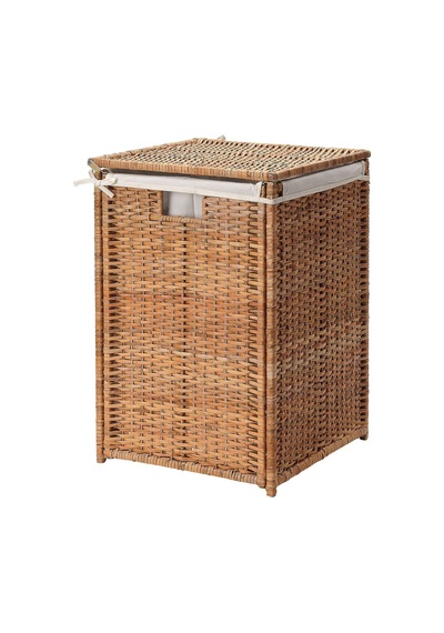 Rattan Çamaşır Sepeti 80 Litre Meridyendukkan Naturel Kirli Çamaşır Sepeti Diğer
