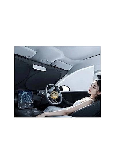 150x70 Cm Katlanabilir Ön Cam Güneşlik, Uv Koruma Ve Kullanışlı Tasarım
