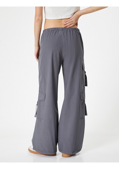 Koton Oversize Paraşüt Pantolon Düşük Bel Geniş Paça Kargo Cepli Pamuklu Antrasit 4sal40029mw Antrasit Koton Oversize Paraşüt Pantolon Düşük Bel Geniş Paça Kargo Cepli Pamuklu Antrasit 4sal40029mw Antrasit