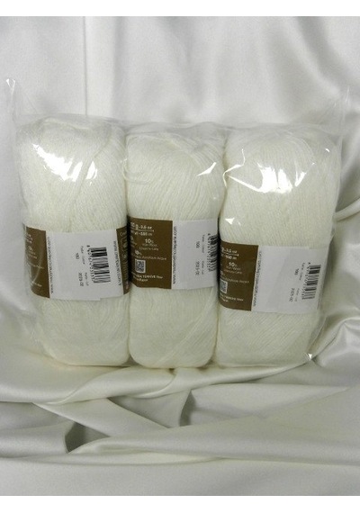 Angora Ekru El Örgü İpi 3 Adet - Renk: 100