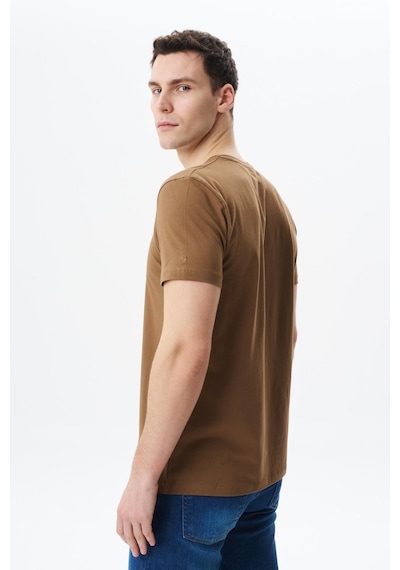 AR-MA Arma Erkek Regular Fit Basic Süprem Bisiklet Yaka Tişört Y29344453002 Kahverengi