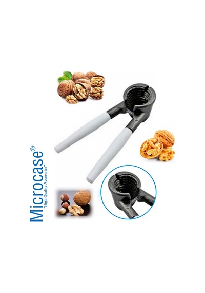 Microcase Ergonomik AL3801 Beyaz Saplı Dayanıklı Ceviz Kıracağı