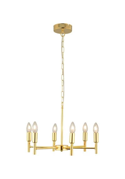 Vaneo 6 Lı Gold Modern Genç Odası Mutfak Salon Avize
