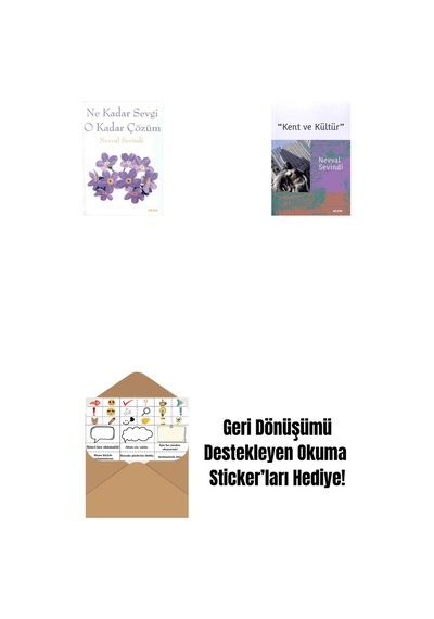 Ne Kadar Sevgi O Kadar Çözüm + Kent Ve Kültür + Okuma Sticker'ları