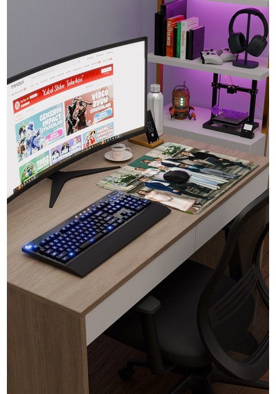 Bridgerton V5 48x40 Xl Gaming Kauçuk Kaymaz Taban Mouse Pad Fare Altlığı