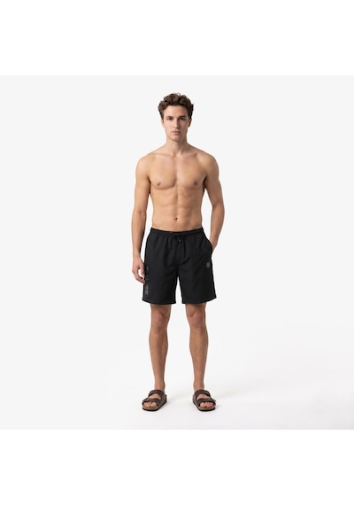 Unıted4 Regular Fit Erkek Siyah Deniz Şortu Bıll Çok Renkli