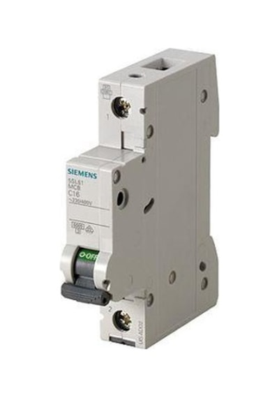 Sıemens 5Sl6116-7 Otomatik Sigorta 16A C Tipi 1Faz 6Ka