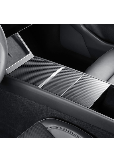 Tesla Model Y Juniper İçin Uyumlu Orta Konsol Silikon Koruyucu Kaplama - 3 Parça