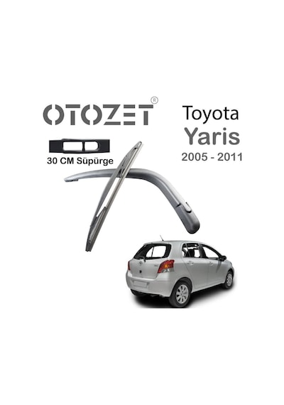 OTOZET Toyota Uyumlu Yaris Arka Silecek Kolu ve Süpürgesi Takım 2005 - 2011