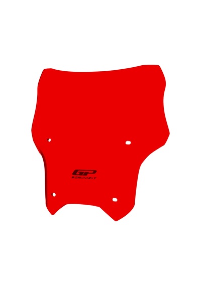 Gp Kompozit Cf Moto 250 Nk 2023-2026 Uyumlu Ön Cam Kırmızı 33cm