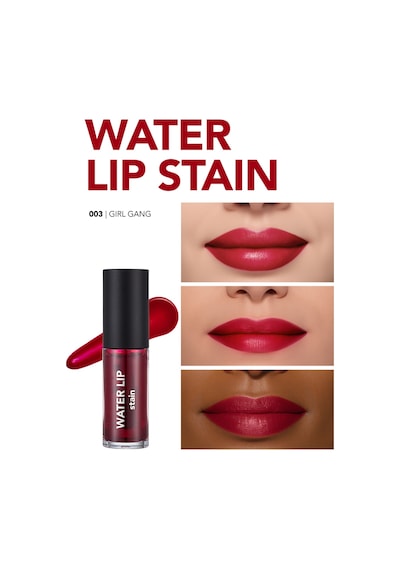 Flormar Kalıcı Mat Dudak Tint'i (Mor) - Water Lip Stain - 003 Girl Gang - 8682536042185