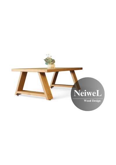 Neiwel Didim Doğal Ahşap Sehpa-70-120 Açık Ceviz Neiwel Didim Doğal Ahşap Sehpa-70-120 Açık Ceviz
