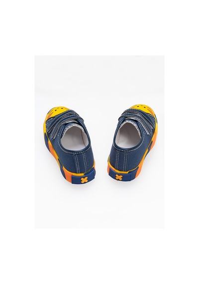 Tiger Cırtlı Kanvas Ortopedik Sneakers Lacivert