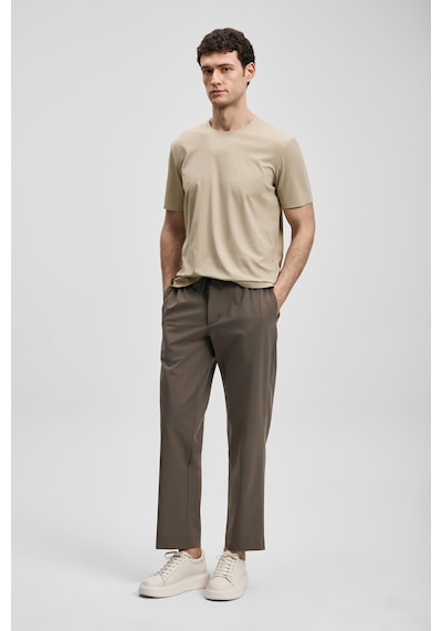 Lufian Eron Smart Erkek Chino Pantolon Slim Fit Kum Kum 111190360100580