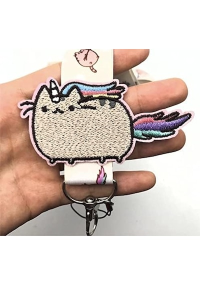 Kedi Desenli Nyan Cat Boyun İpi Ve Telefon Askısı Tek Renk