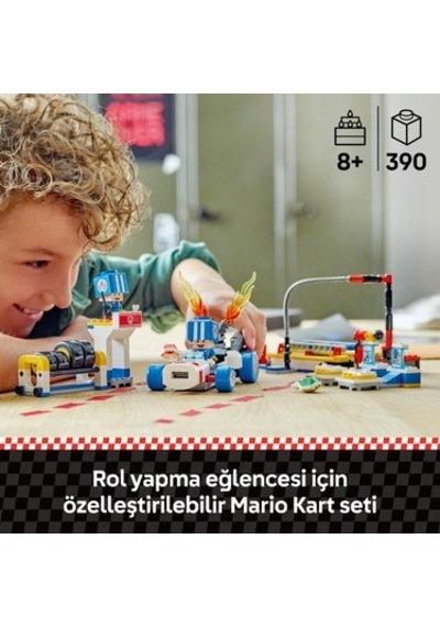 Lego Mario Kart Temalı Yaratıcı Oyun Seti, 8 Yaş Ve Üzeri