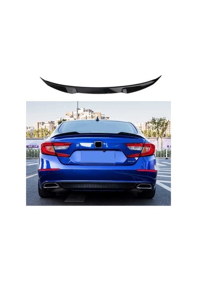 Honda Accord Uyumlu Bagaj Üstü Spoiler Yarasa Piano Black 2018+
