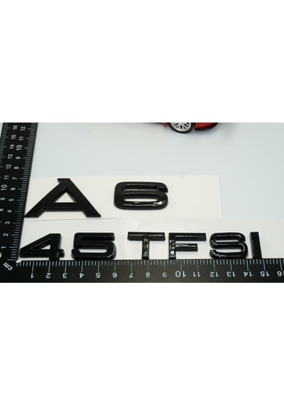 Audi A6 45 Tfsi Parlak Siyah Abs 3m 3d Bagaj Yazı Logo