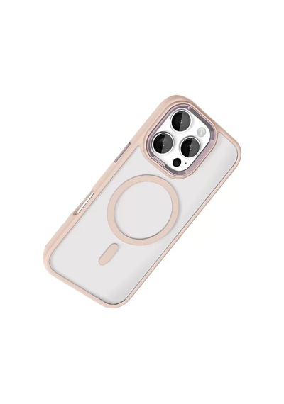 Joko  Apple   Uyumlu  iPhone 16 Pro Max Terea Magsafe Kapak - Pembe