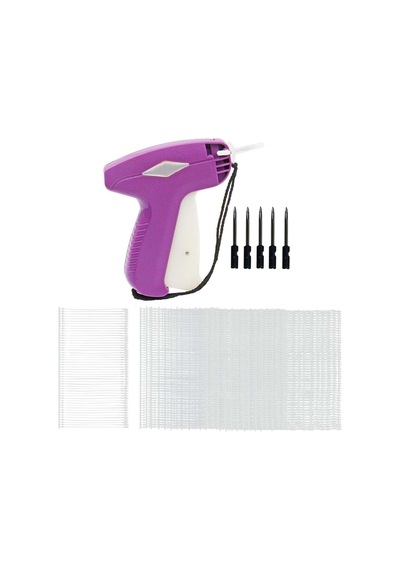 İşkur Makina Standart 45mmtekstil Kılçık Ve Tabancası Ve 5 Li Yedek Iğnesi Set 10