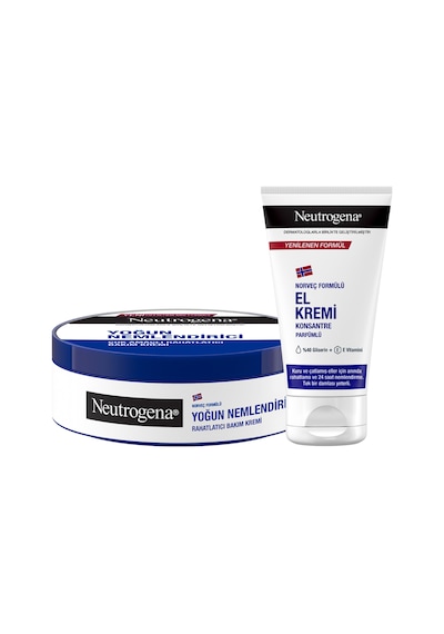Neutrogena Yoğun Bakım Kremi 200 Ml + El Kremi Parfümlü 50 Ml 4 Adet