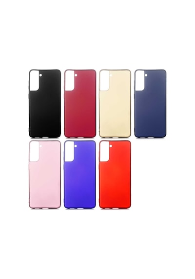 Galaxy S21 Plus Kılıf Zore Premier Silikon Kapak Rose Gold