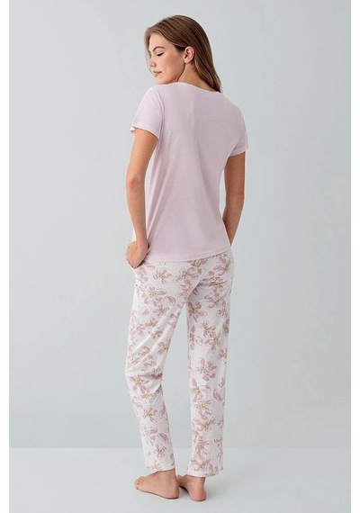 Arnetta 3622-b Bayan Battal Pijama Takım Toz Pembe
