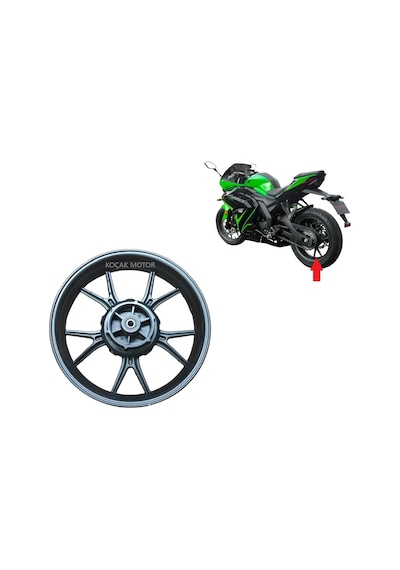 Yuki Gp-2 Taro 125 R Arka Jant