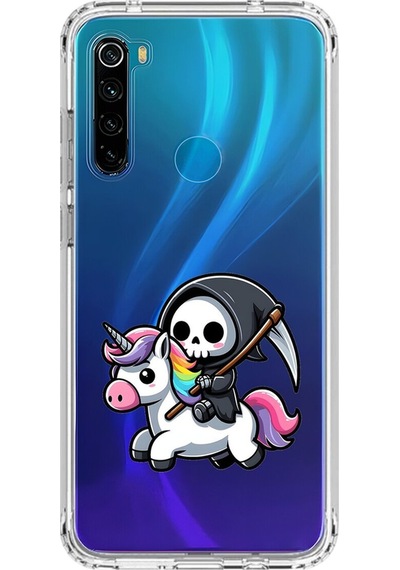 Xiaomi Redmi Note 8 Uyumlu Şeffaf Kılıf New Minies 1 Tasarımlı