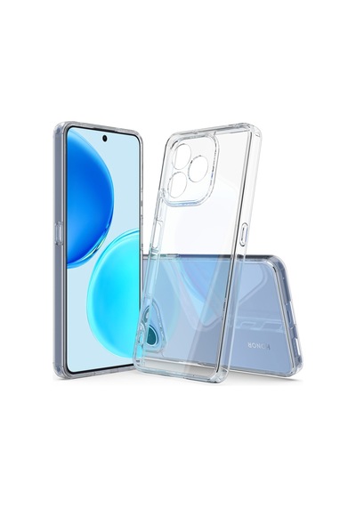 Honor X8d 4g Uyumlu Kamera Korumalı Silikon Arka Kılıf Şeffaf