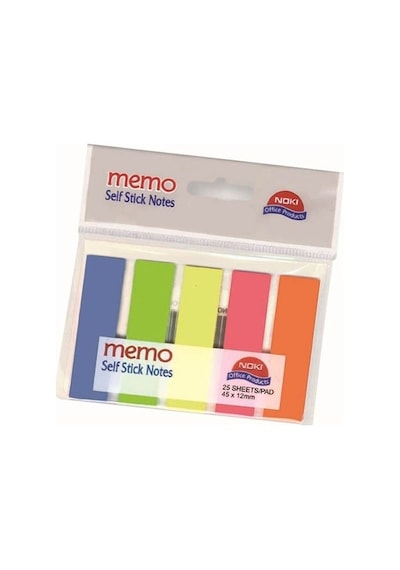Noki Memo Film İndex 5 Renk 12x45 MM 25 Yp. 12050 Yapışkan  Notluk