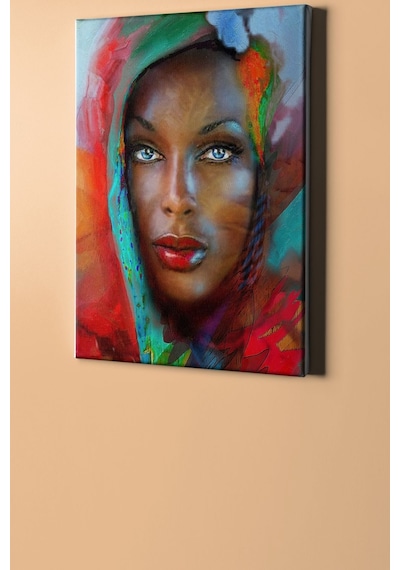 Webstyle Sayılarla Boyama Seti Kasnaklı Mavi Bakışlar 40 X 50 Cm
