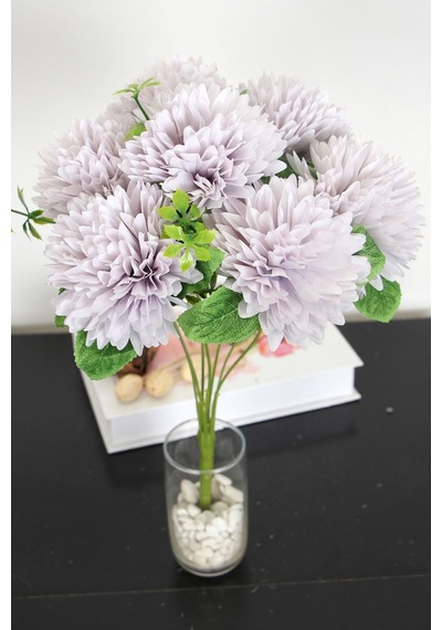 Yapay Pinnata Yıldız Çiçeği 42 Cm Lila