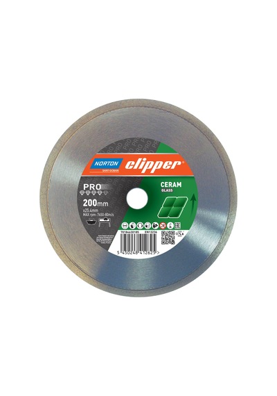Clıpper Clıceramglass250 Norton Pro Ceram Glass 250mm Testere