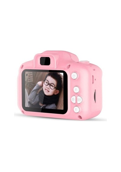 Mini 1080p Çocuklar Için Dijital Fotoğraf Makinesi-oyun,video,filtre-son Versiyon 8 Gb Sd Ka