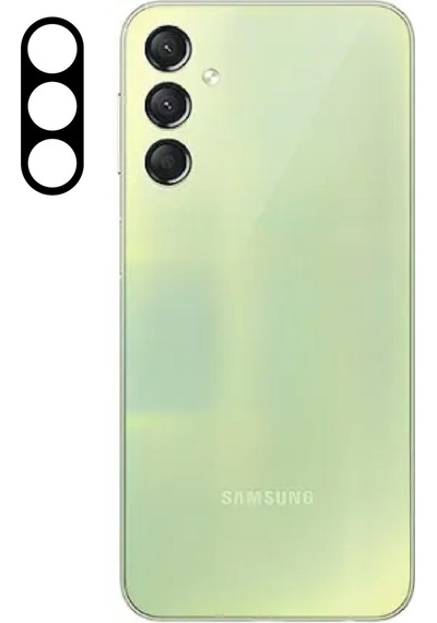 Samsung Uyumlu Galaxy A24 Zore 3d Kamera Camı Siyah