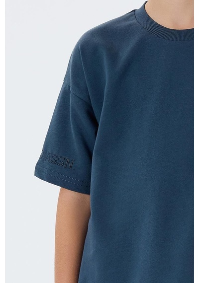 U.S. Polo Assn. Erkek Çocuk 2 Li Bermuda T-şhirt Takım Gri-2322 Gri