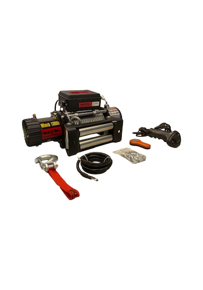 Mxo 13000 Lb Çelik Halatlı 12v Kollu Tambur 26mt Halat