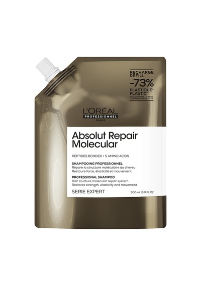 Absolut Repair Molecular Tüm Yıpranmış Saçlar İçin Arındırıcı Refill Şampuan 500ml