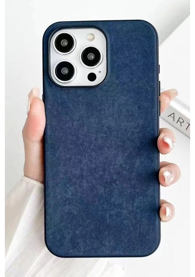 Apple İphone 15 Pro Max Kılıf Karen Magsafe Kapak - Lacivert 0.2M-Çok Renkli