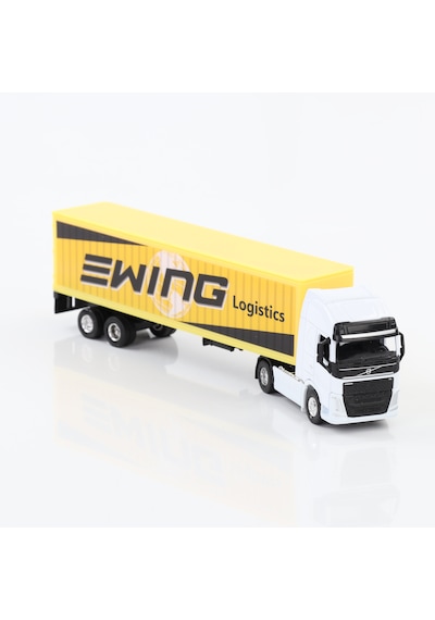Welly 1:64 Ölçek Metal Kafalı Volvo Dorseli Tır 30 Cm Beyaz