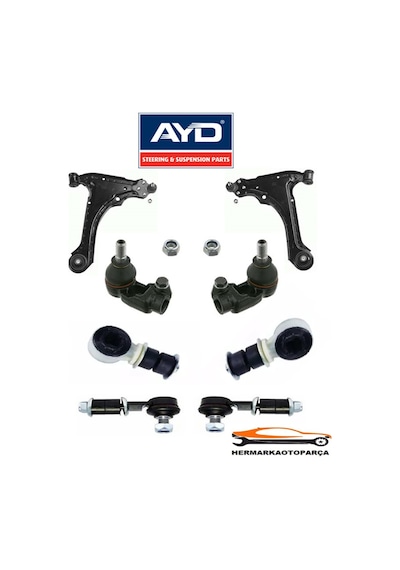 Opel Astra-F Salıncak Takımı 8 Parça Kit Sağ+Sol Ayd